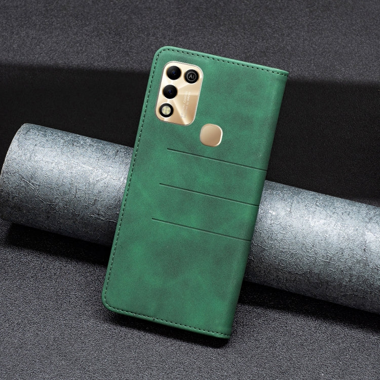 For Infinix Hot 11 Play/Hot 10 Play Magnetic Splicing Leather Phone Case