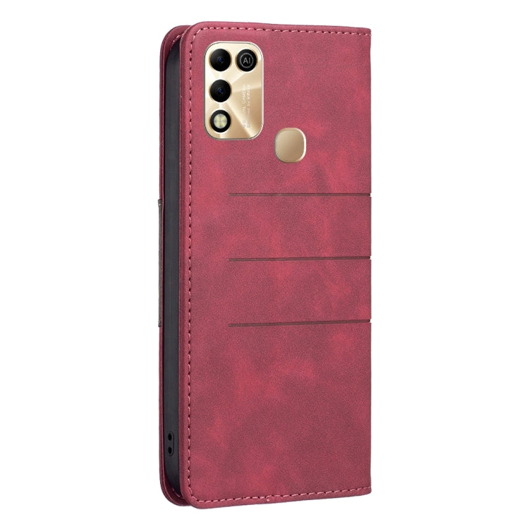 For Infinix Hot 11 Play/Hot 10 Play Magnetic Splicing Leather Phone Case