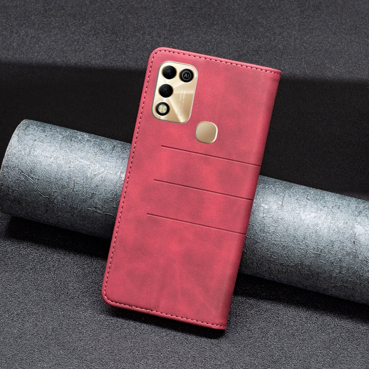 For Infinix Hot 11 Play/Hot 10 Play Magnetic Splicing Leather Phone Case