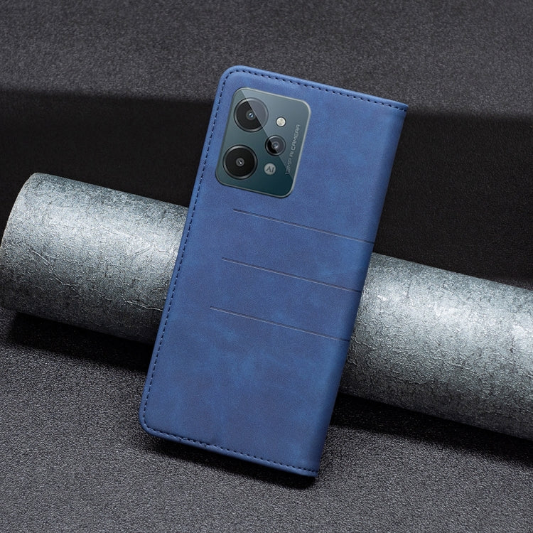 For OPPO Realme C31 Magnetic Splicing Leather Phone Case