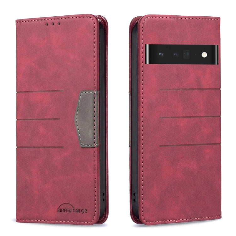 For Google Pixel 7 Pro 5G Magnetic Splicing Leather Phone Case