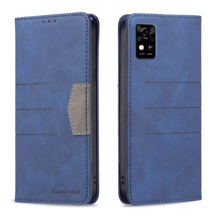 For ZTE Blade  A31 Magnetic Splicing Leather Phone Case