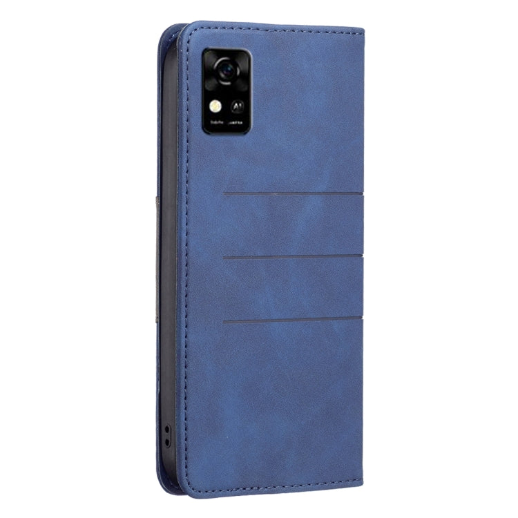 For ZTE Blade  A31 Magnetic Splicing Leather Phone Case