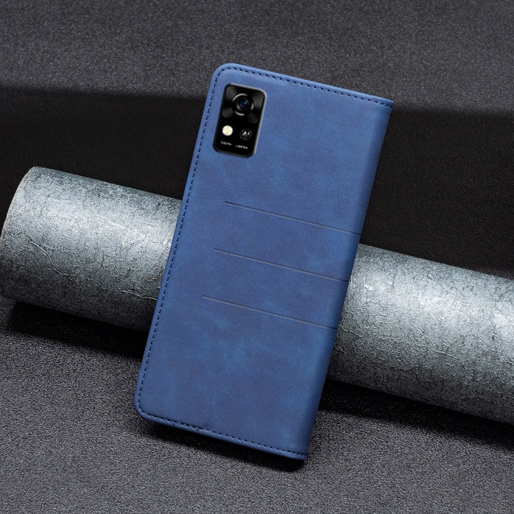 For ZTE Blade  A31 Magnetic Splicing Leather Phone Case
