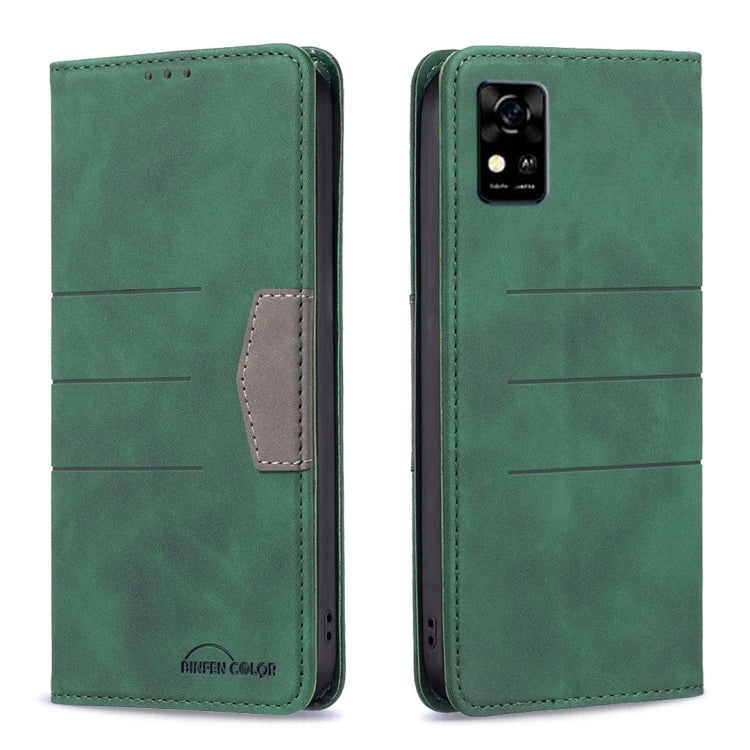 For ZTE Blade  A31 Magnetic Splicing Leather Phone Case