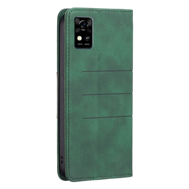 For ZTE Blade  A31 Magnetic Splicing Leather Phone Case