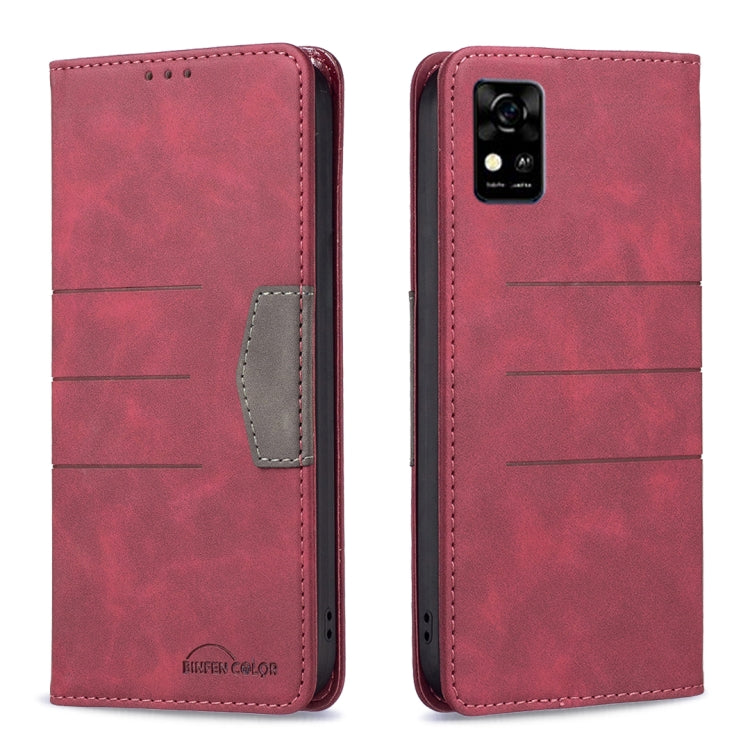 For ZTE Blade  A31 Magnetic Splicing Leather Phone Case