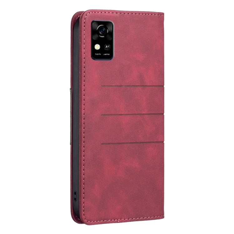 For ZTE Blade  A31 Magnetic Splicing Leather Phone Case