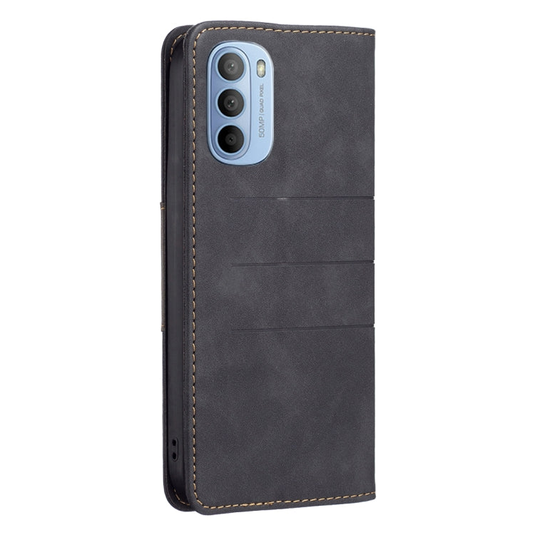 For Motorola Moto G31/G41 Magnetic Splicing Leather Phone Case