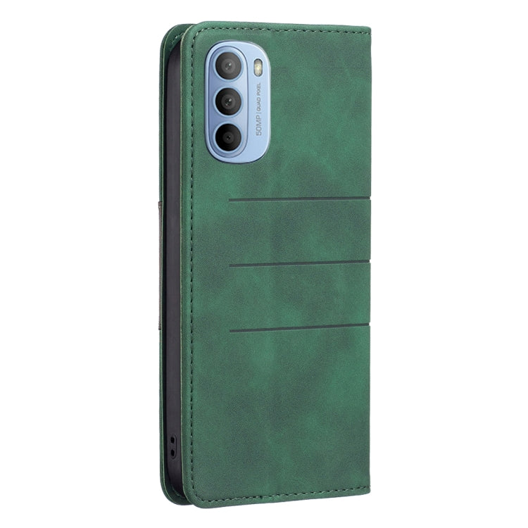 For Motorola Moto G31/G41 Magnetic Splicing Leather Phone Case