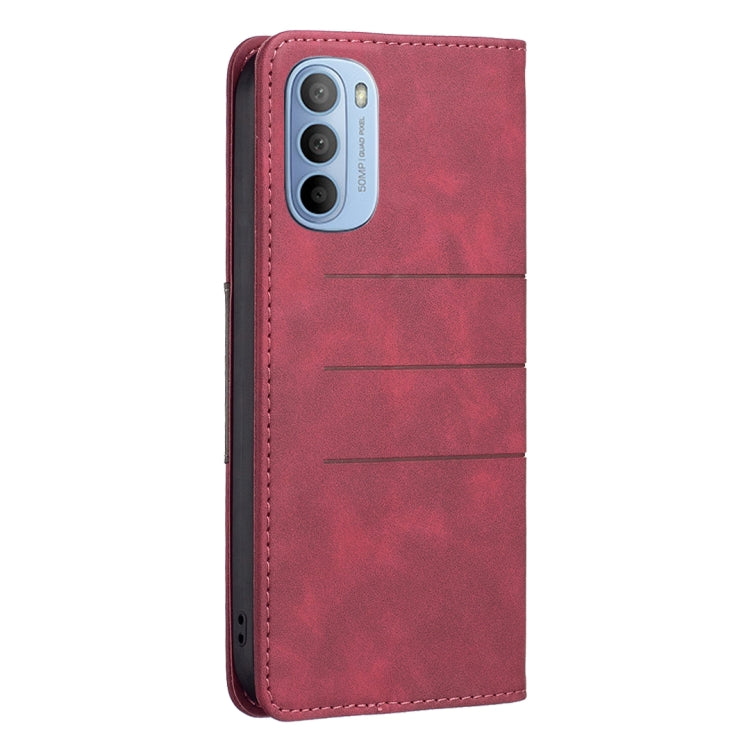 For Motorola Moto G31/G41 Magnetic Splicing Leather Phone Case
