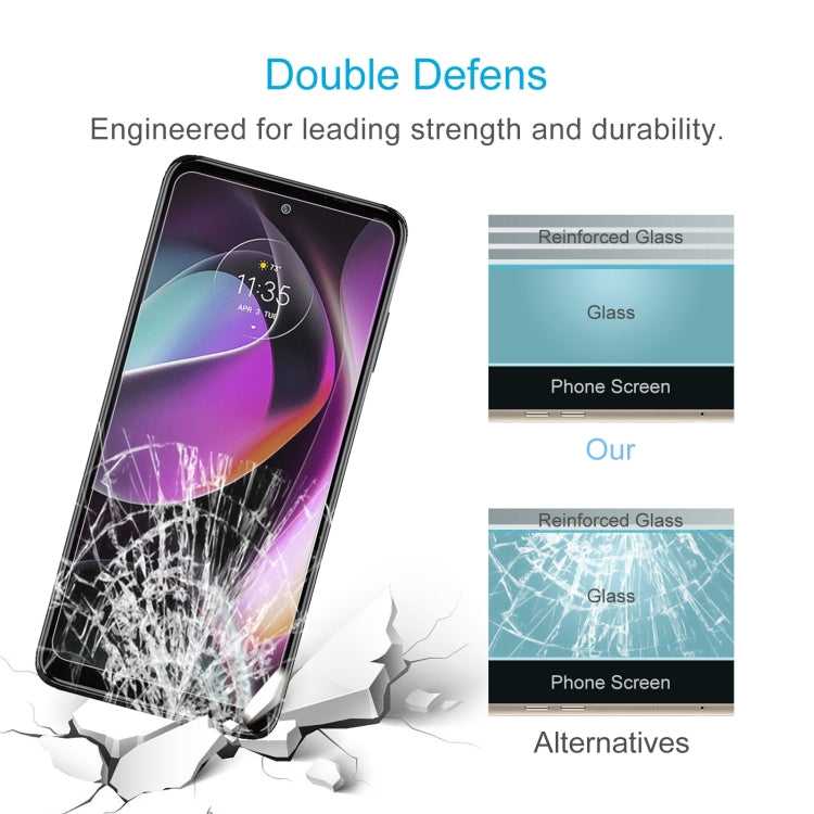10 PCS 0.26mm 9H 2.5D Tempered Glass Film For Motorola Moto G 2022