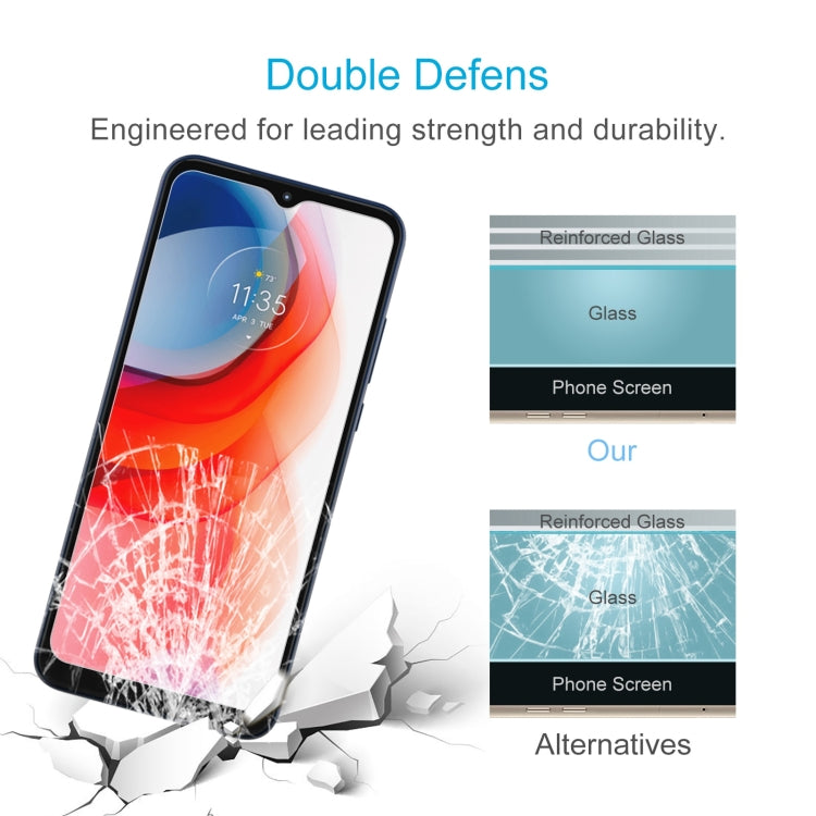 10 PCS 0.26mm 9H 2.5D Tempered Glass Film For Motorola Moto G Play 2022