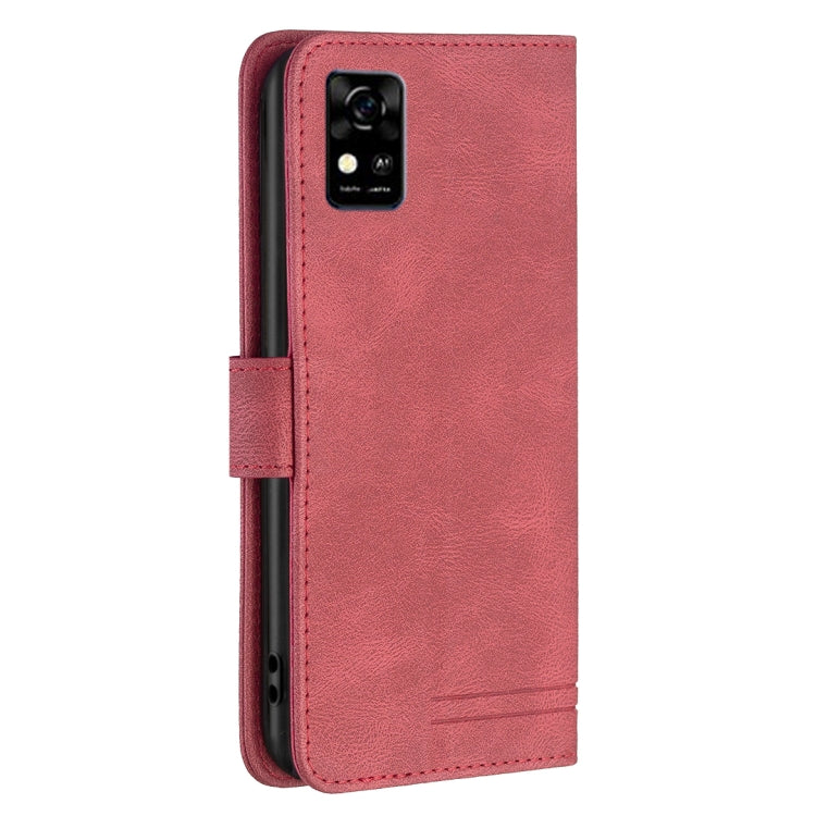 For ZTE Blade  A31 Magnetic Clasp RFID Blocking Anti-Theft Leather Phone Case with Holder & Card Slots & Wallet