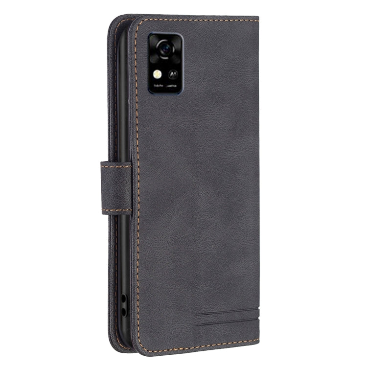 For ZTE Blade  A31 Magnetic Clasp RFID Blocking Anti-Theft Leather Phone Case with Holder & Card Slots & Wallet