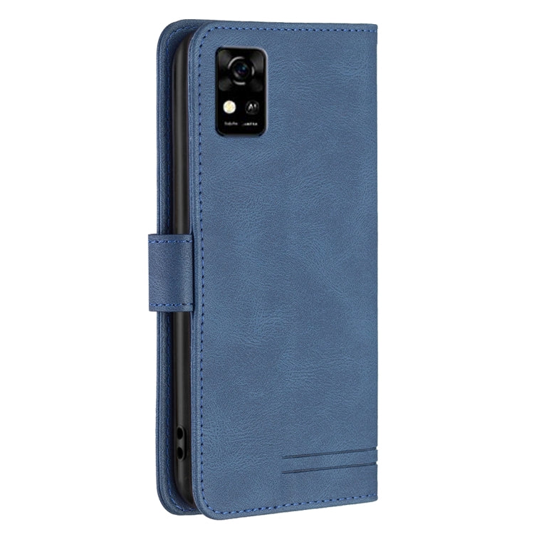 For ZTE Blade  A31 Magnetic Clasp RFID Blocking Anti-Theft Leather Phone Case with Holder & Card Slots & Wallet