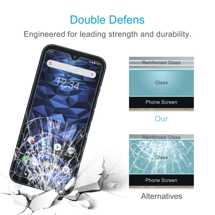 50 PCS 0.26mm 9H 2.5D Tempered Glass Film For Kyocera Digno BX 2