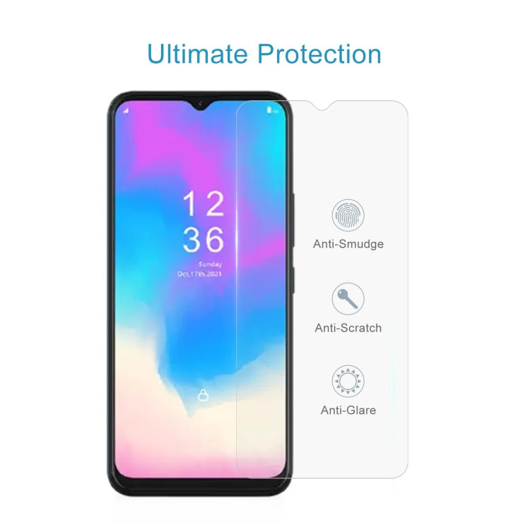 50 PCS 0.26mm 9H 2.5D Tempered Glass Film For Itel Vision 2s