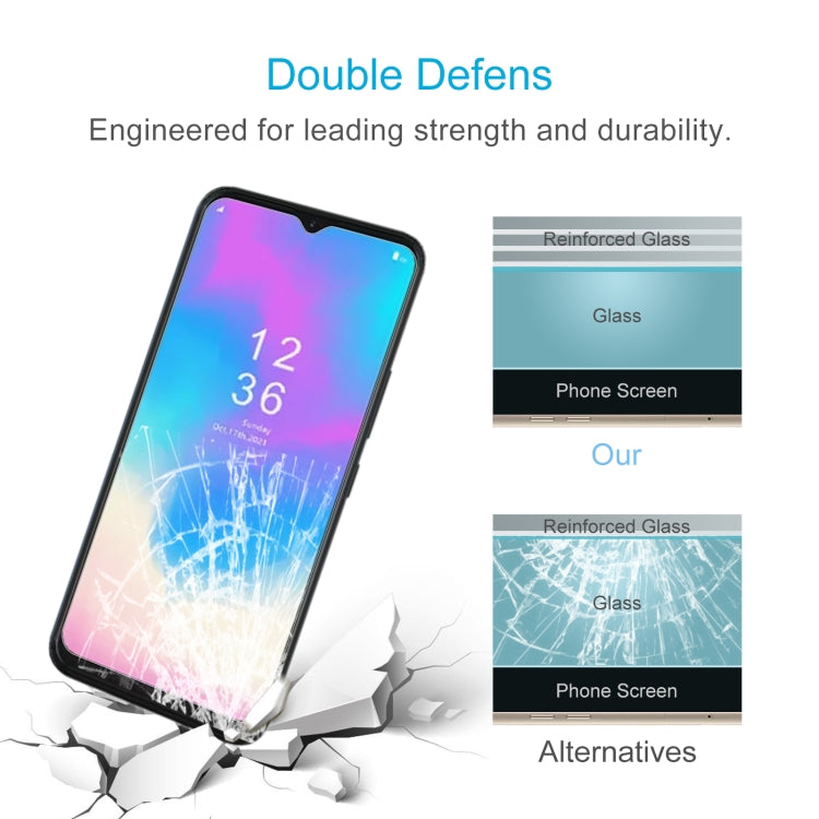 50 PCS 0.26mm 9H 2.5D Tempered Glass Film For Itel Vision 2s