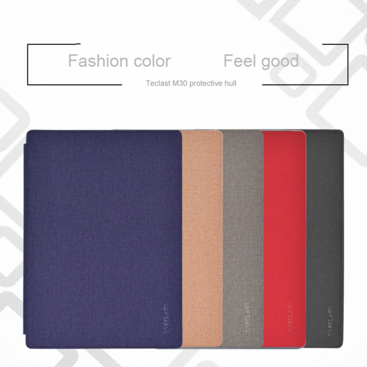 For TECLAST M30 / M30 Pro TECLAST Business Style Horizontal Flip PU Leather Protective Case with Holder