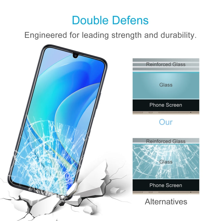 50 PCS 0.26mm 9H 2.5D Tempered Glass Film For Huawei nova Y70 Plus / nova Y70