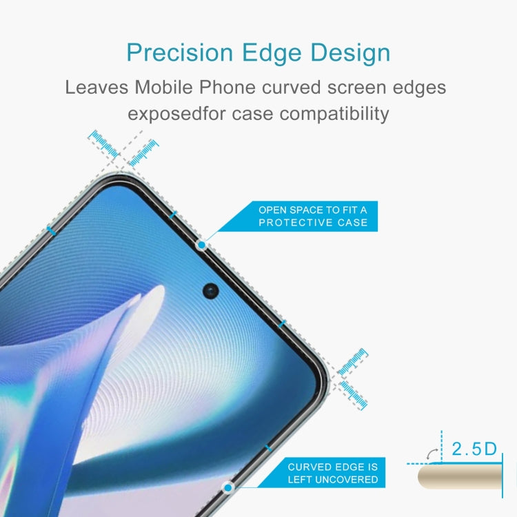 50 PCS 0.26mm 9H 2.5D Tempered Glass Film For OnePlus Ace / 10R / 10T / Ace Pro / 10R 150W