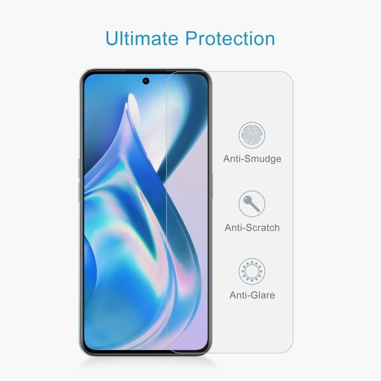 50 PCS 0.26mm 9H 2.5D Tempered Glass Film For OnePlus Ace / 10R / 10T / Ace Pro / 10R 150W