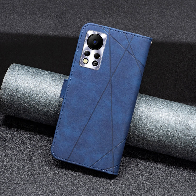 For Infinix Hot 11s/Hot 11T BF05 Magnetic Buckle Rhombus Texture Leather Phone Case