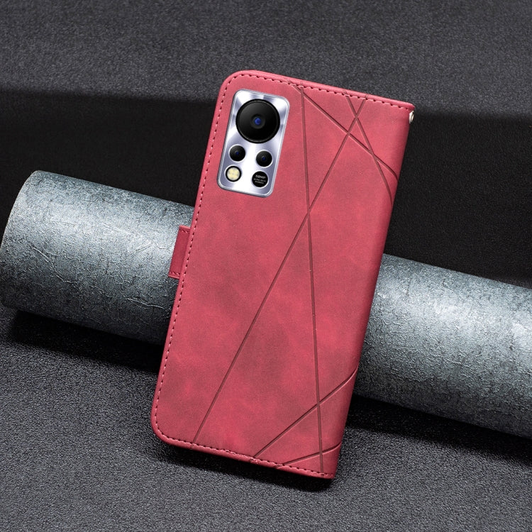For Infinix Hot 11s/Hot 11T BF05 Magnetic Buckle Rhombus Texture Leather Phone Case