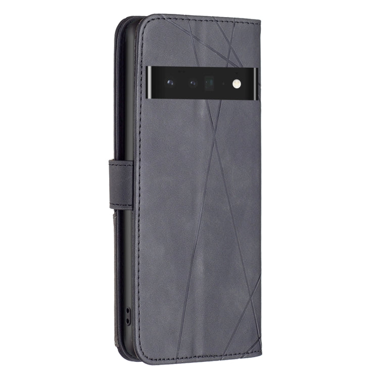For Google Pixel 7 Pro 5G BF05 Magnetic Buckle Rhombus Texture Leather Phone Case