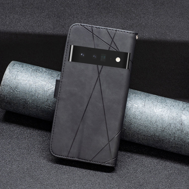 For Google Pixel 7 Pro 5G BF05 Magnetic Buckle Rhombus Texture Leather Phone Case
