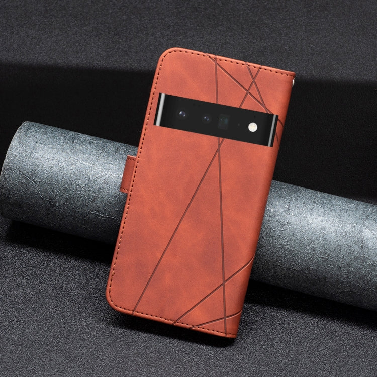 For Google Pixel 7 Pro 5G BF05 Magnetic Buckle Rhombus Texture Leather Phone Case