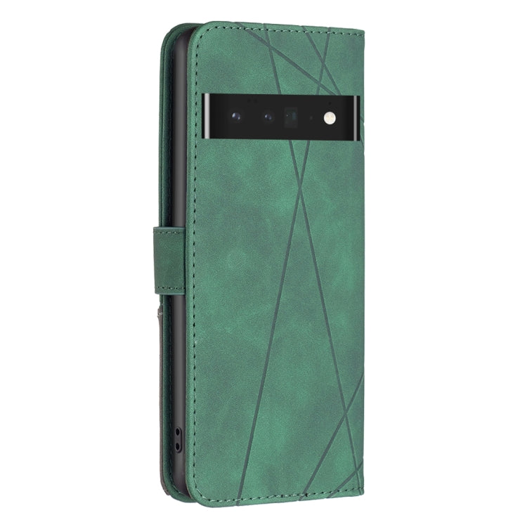 For Google Pixel 7 Pro 5G BF05 Magnetic Buckle Rhombus Texture Leather Phone Case