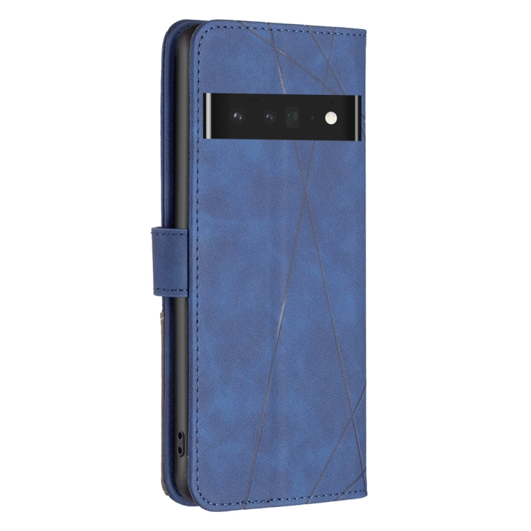 For Google Pixel 7 Pro 5G BF05 Magnetic Buckle Rhombus Texture Leather Phone Case
