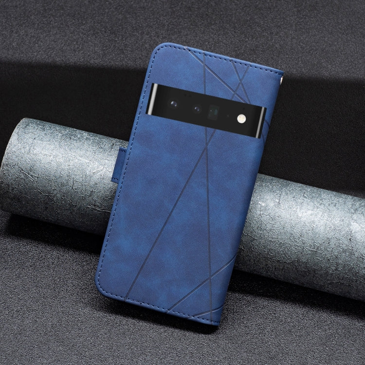 For Google Pixel 7 Pro 5G BF05 Magnetic Buckle Rhombus Texture Leather Phone Case