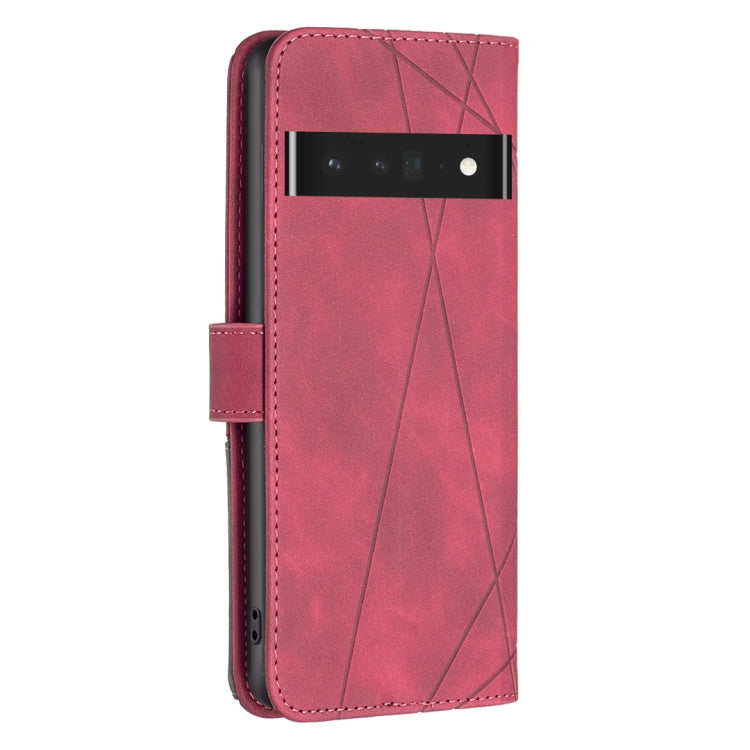 For Google Pixel 7 Pro 5G BF05 Magnetic Buckle Rhombus Texture Leather Phone Case