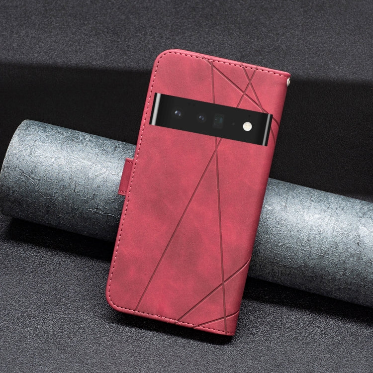 For Google Pixel 7 Pro 5G BF05 Magnetic Buckle Rhombus Texture Leather Phone Case