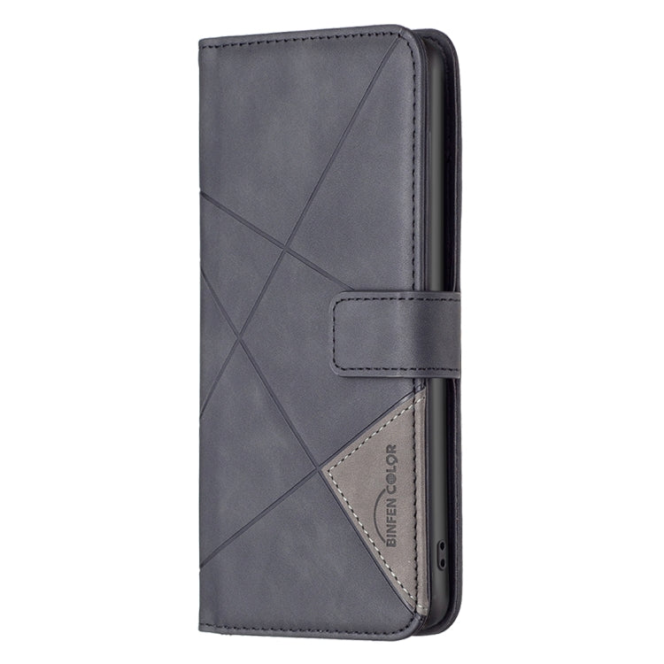 For ZTE Blade  A31 BF05 Magnetic Buckle Rhombus Texture Leather Phone Case