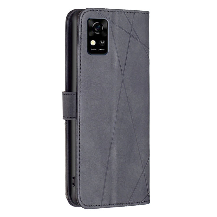 For ZTE Blade  A31 BF05 Magnetic Buckle Rhombus Texture Leather Phone Case