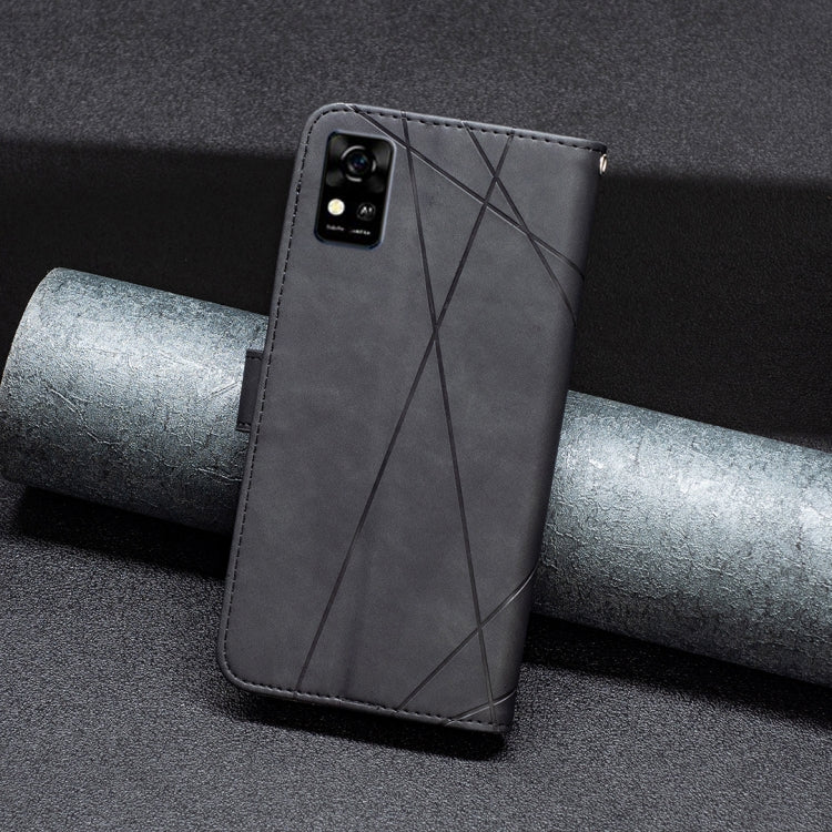For ZTE Blade  A31 BF05 Magnetic Buckle Rhombus Texture Leather Phone Case