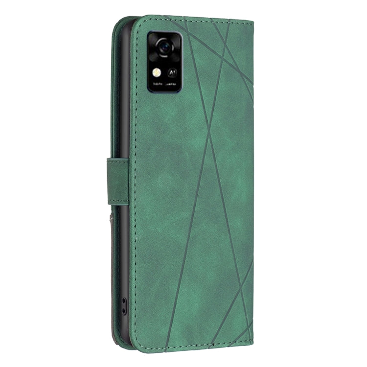 For ZTE Blade  A31 BF05 Magnetic Buckle Rhombus Texture Leather Phone Case