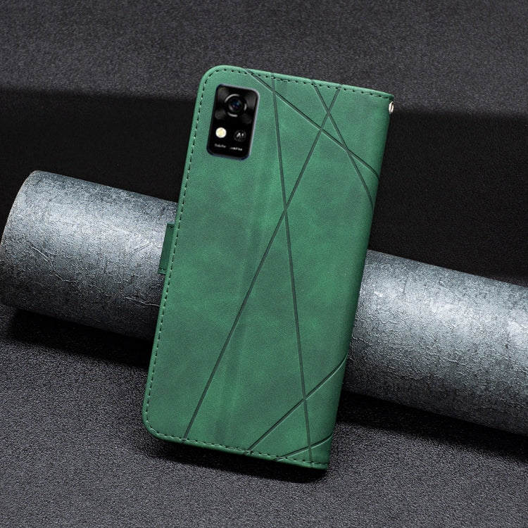 For ZTE Blade  A31 BF05 Magnetic Buckle Rhombus Texture Leather Phone Case