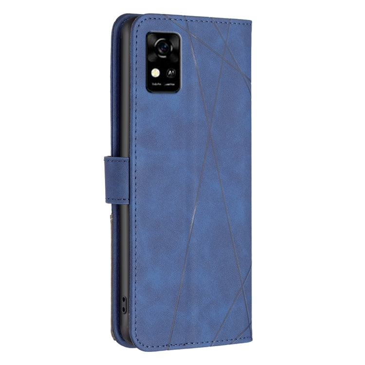 For ZTE Blade  A31 BF05 Magnetic Buckle Rhombus Texture Leather Phone Case