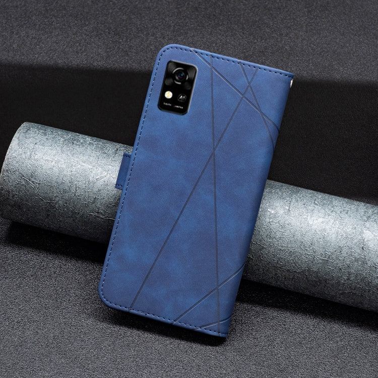For ZTE Blade  A31 BF05 Magnetic Buckle Rhombus Texture Leather Phone Case