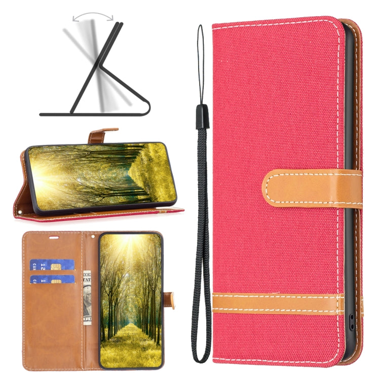 For Nokia G11 / G21 Color Matching Denim Texture Horizontal Flip Leather Case