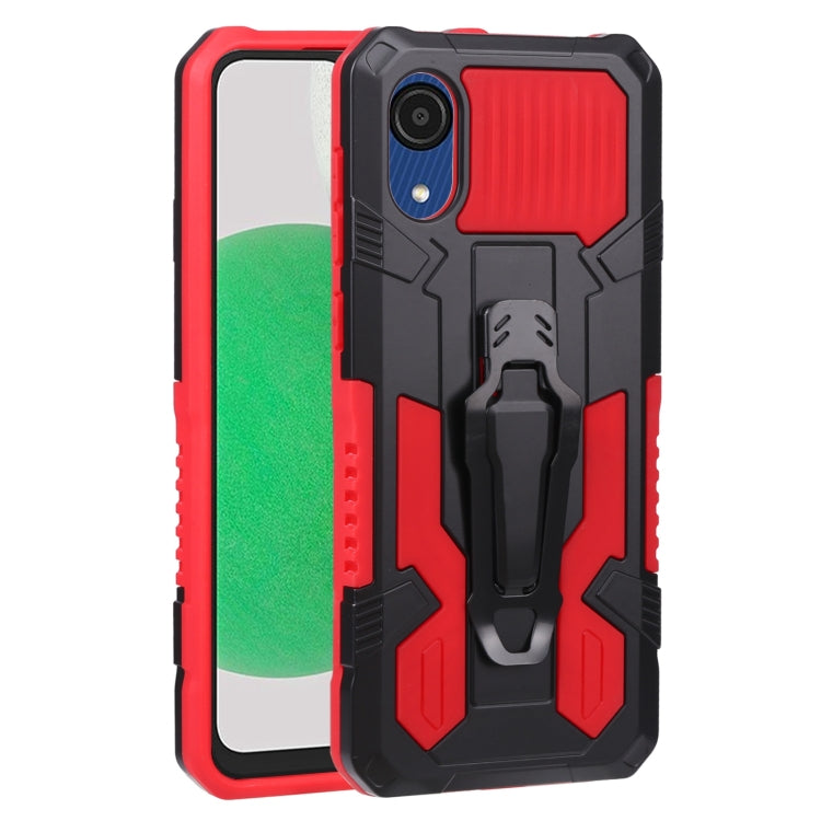 For Samsung Galaxy A03 Core Armor Warrior Shockproof PC + TPU Phone Case