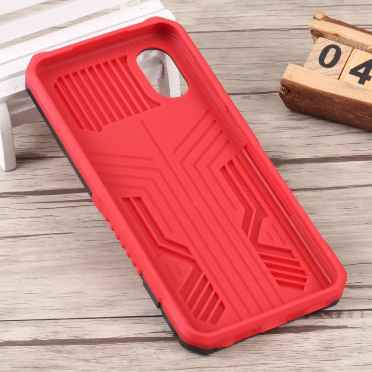 For Samsung Galaxy A03 Core Armor Warrior Shockproof PC + TPU Phone Case