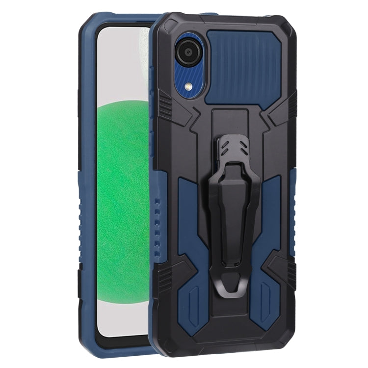For Samsung Galaxy A03 Core Armor Warrior Shockproof PC + TPU Phone Case