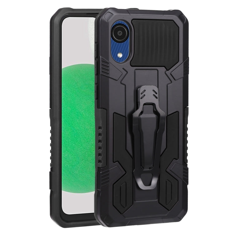 For Samsung Galaxy A03 Core Armor Warrior Shockproof PC + TPU Phone Case