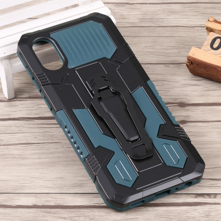 For Samsung Galaxy A03 Core Armor Warrior Shockproof PC + TPU Phone Case
